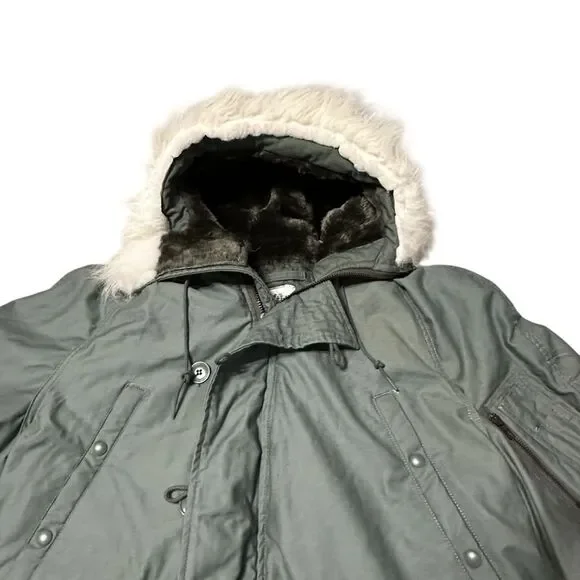 VTG U.S. Military M-65 Extreme Cold Weather Parka Size L Greenbrier Industries - Picture 9 of 13